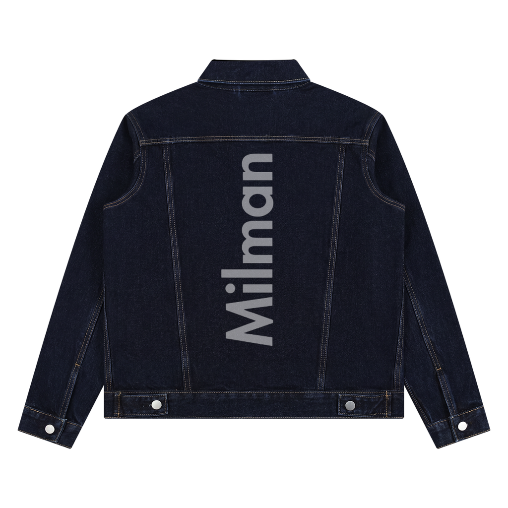 Unisex Vintage Wash Denim Jacket
