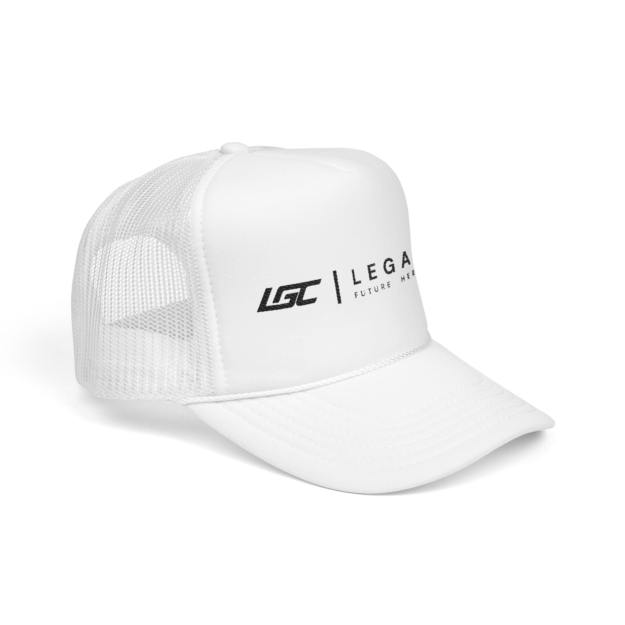 Legacy LGC Foam Trucker Hat — Retro Mesh Baseball Cap with ‘Legacy’ Logo