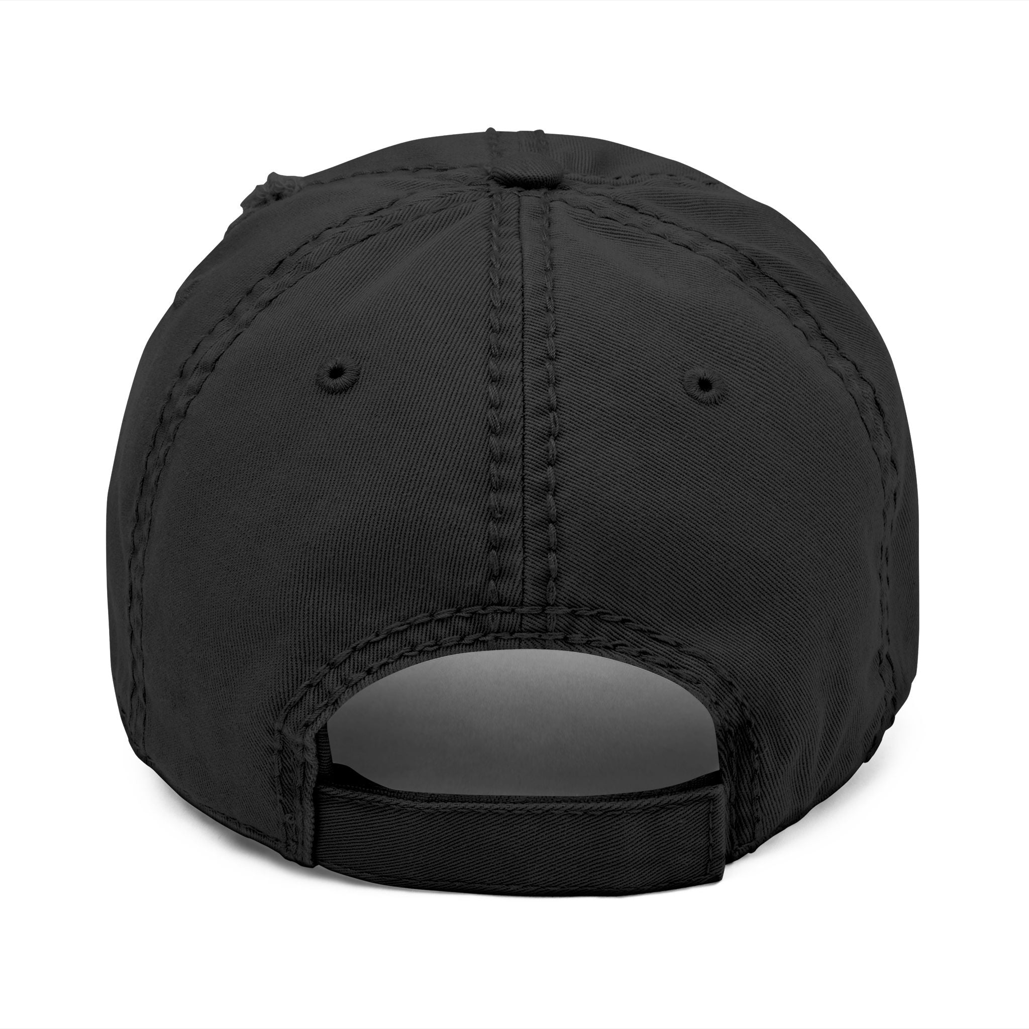 Distressed Embroidered 'Legacy' Dad Hat — Vintage Washed Baseball Cap