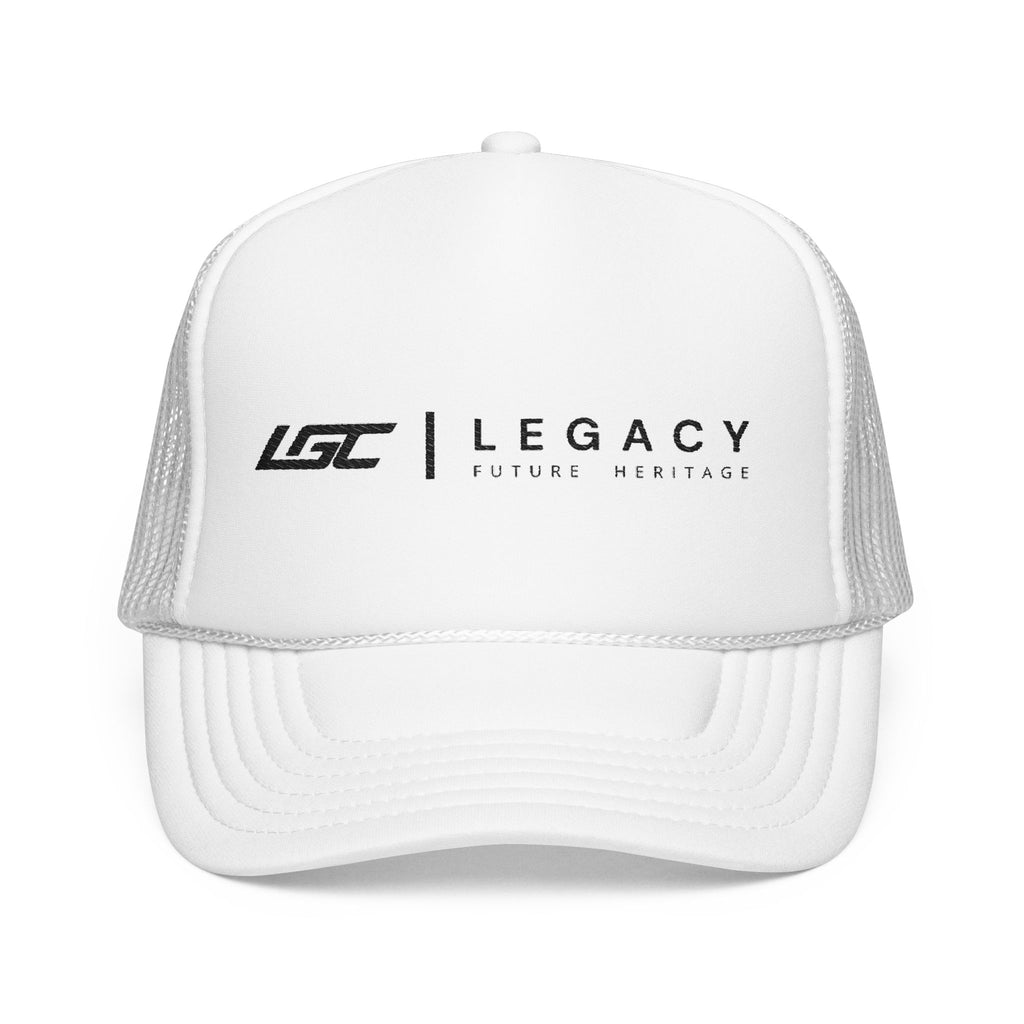 Legacy LGC Foam Trucker Hat — Retro Mesh Baseball Cap with ‘Legacy’ Logo