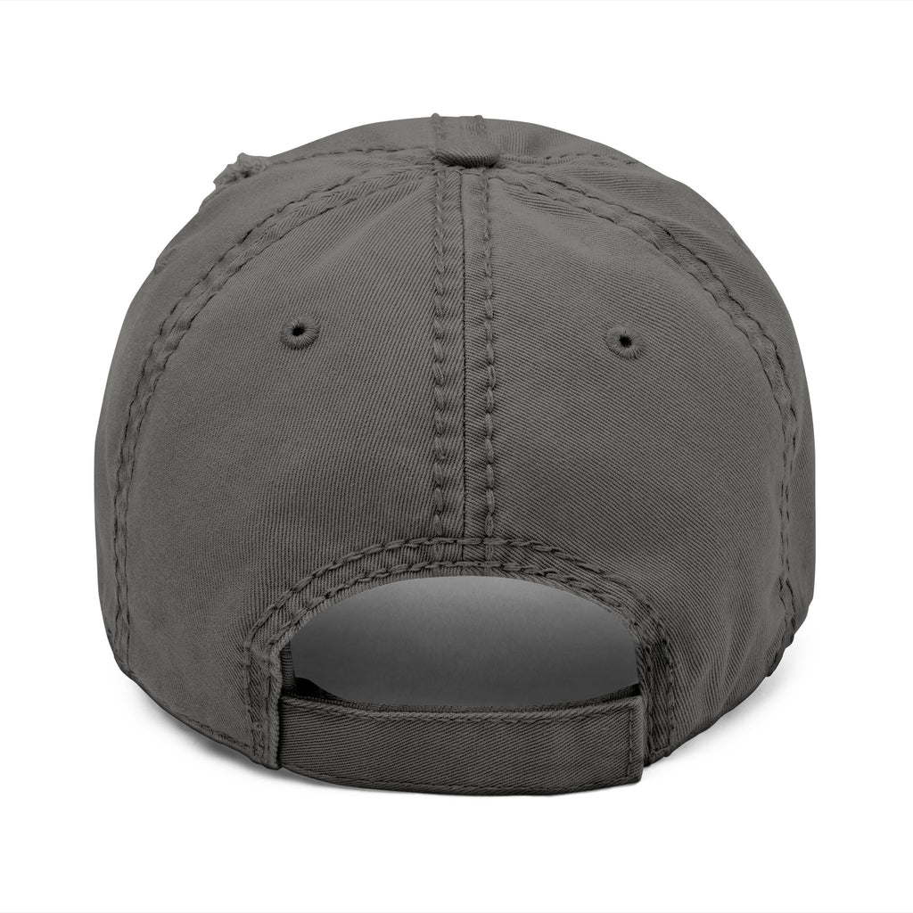 Distressed Embroidered 'Legacy' Dad Hat — Vintage Washed Baseball Cap