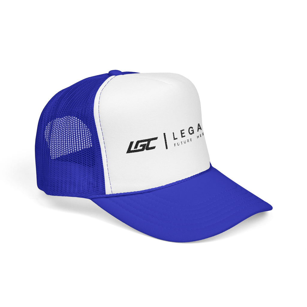 Legacy LGC Foam Trucker Hat — Retro Mesh Baseball Cap with ‘Legacy’ Logo