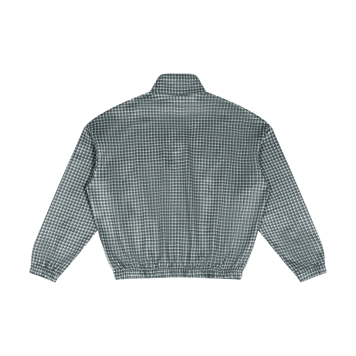 Unisex Plaid Quarter-Zip Sweatshirt