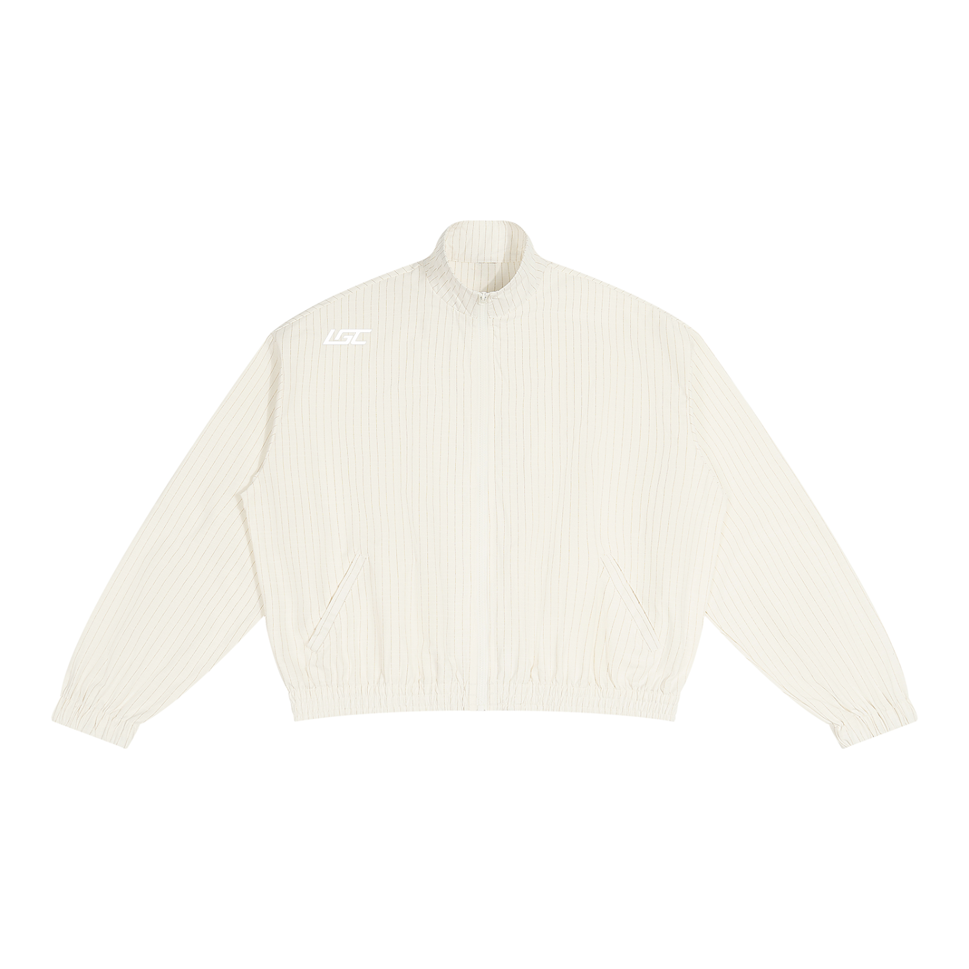Unisex Striped Full-Zip Track Jacket