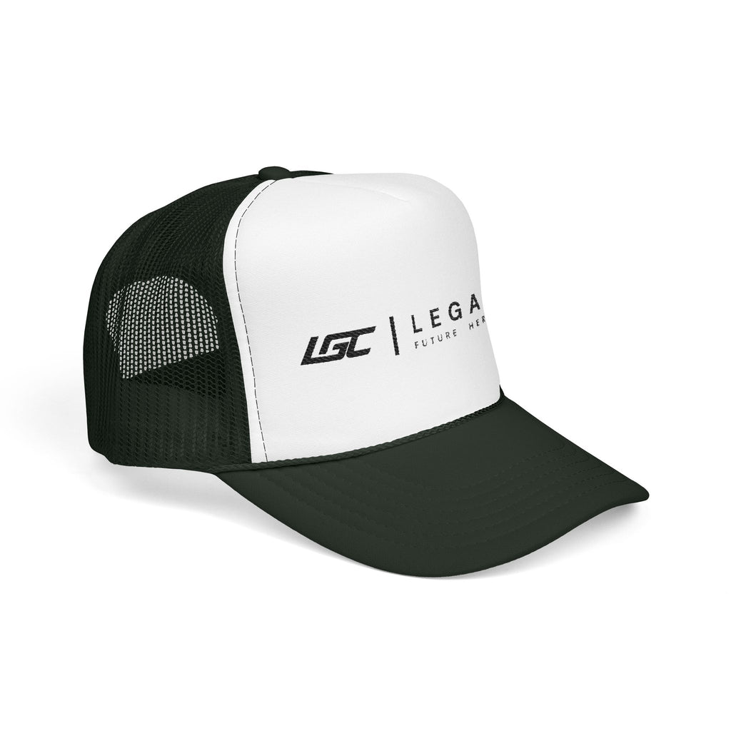 Legacy LGC Foam Trucker Hat — Retro Mesh Baseball Cap with ‘Legacy’ Logo