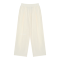 Unisex Striped Pleated Pants