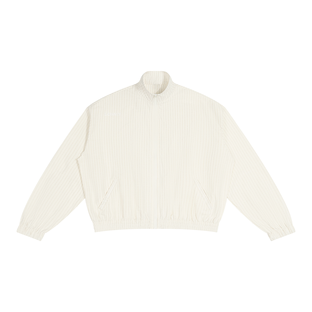 Unisex Striped Full-Zip Track Jacket