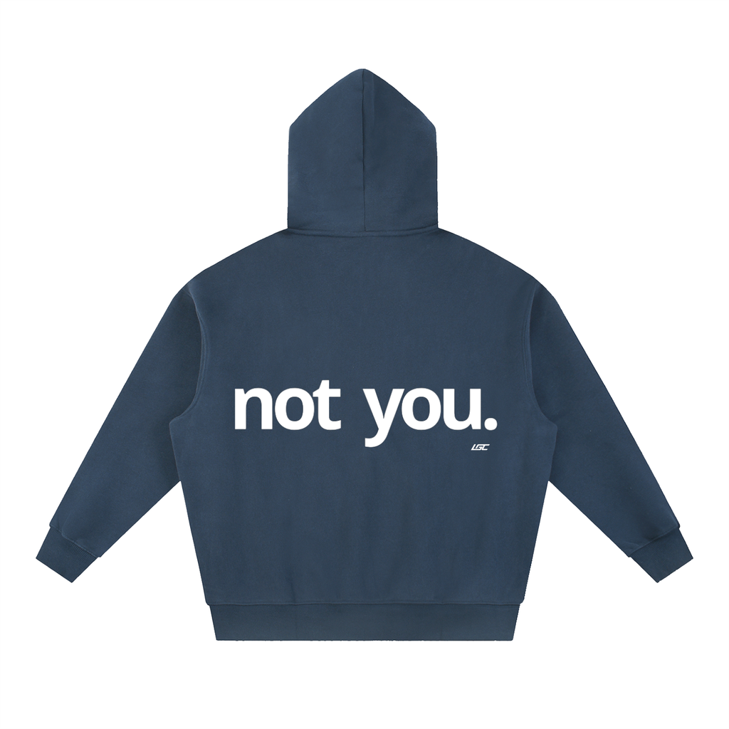 Essential Oversized Boxy Fit Fleece Hoodie